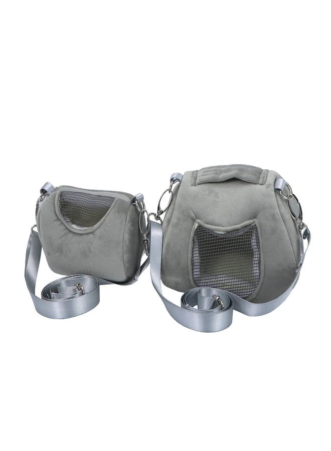 Litewoo Hamster Travel Carrier Portable Outgoing Breathable with Adjustable Shoulder Strap Pet Carrying Bag for Sugar Glider Hamster Rat Chipmunk - Image 4